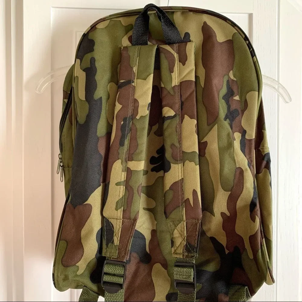 NWT Camouflage Book‎ Backpack Bag